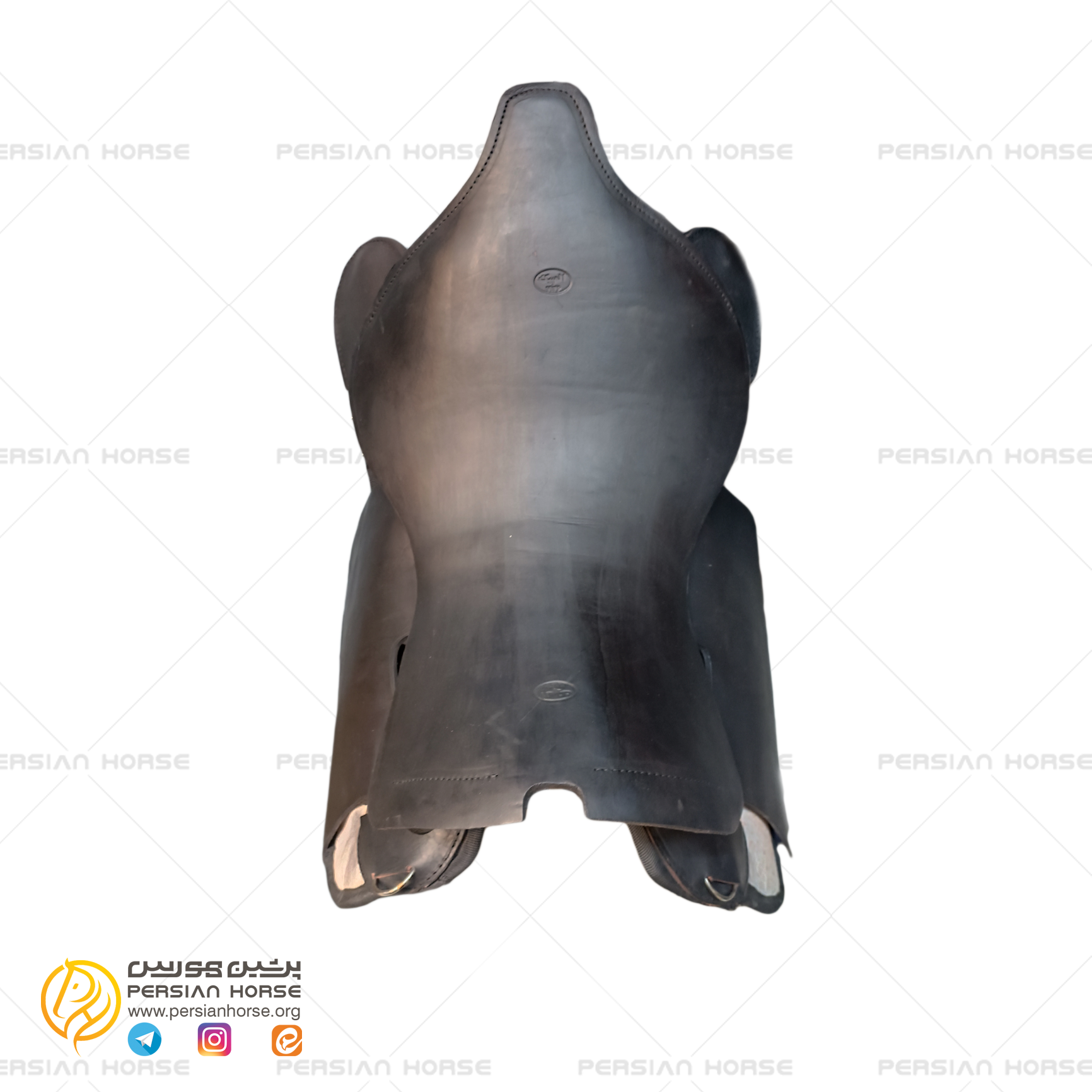 زین اسب چرم گاومیش طرح برنو