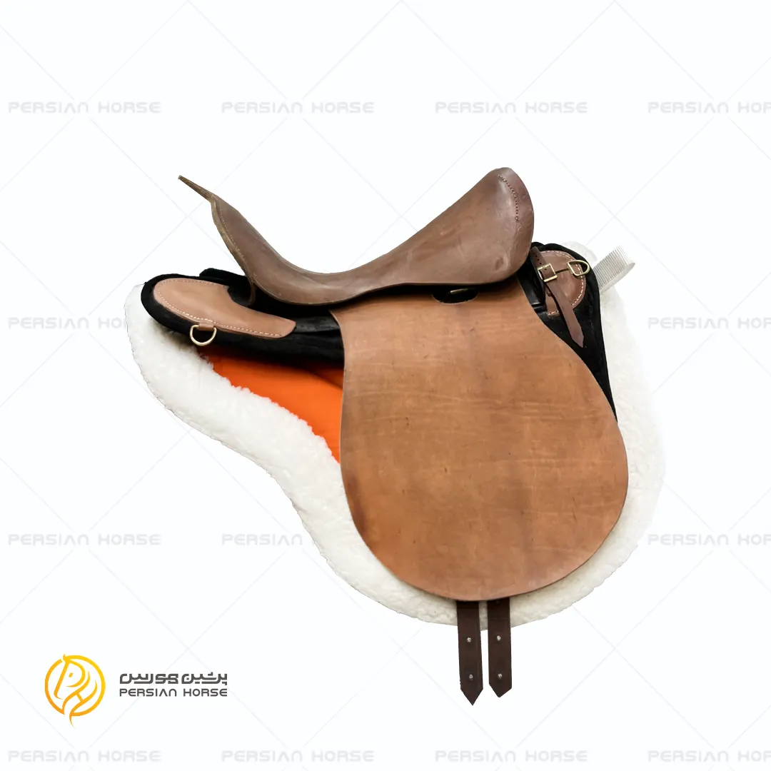 نارنجی عرقگیر طرح زین فول خز