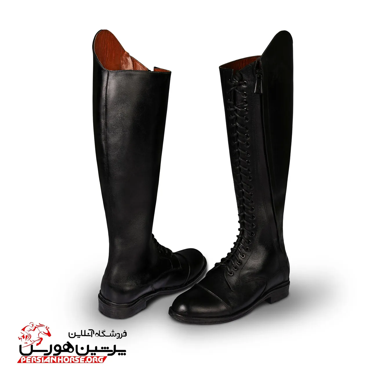 چکمه سوارکاری چرم دست دوز پیتکو مدل هیرو